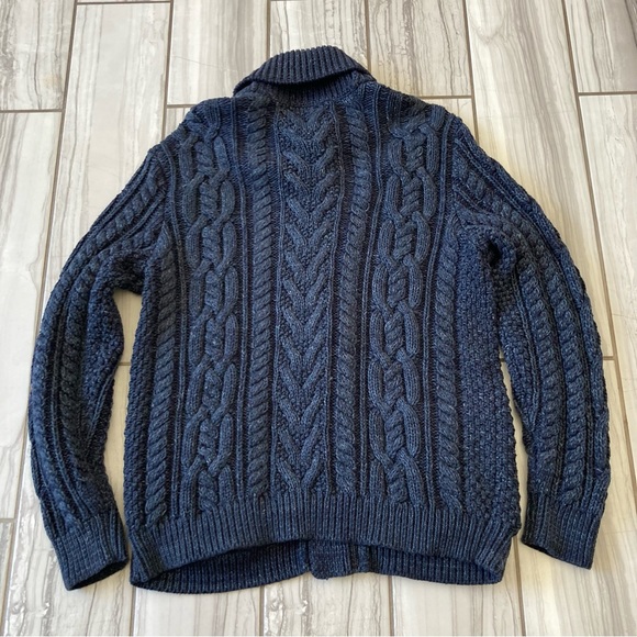 Ralph Lauren Denim & Supply knit zip up sweater. EUC like new - Picture 4 of 4